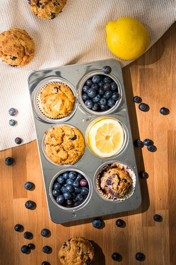 Blaubeer-Zitronen Muffins