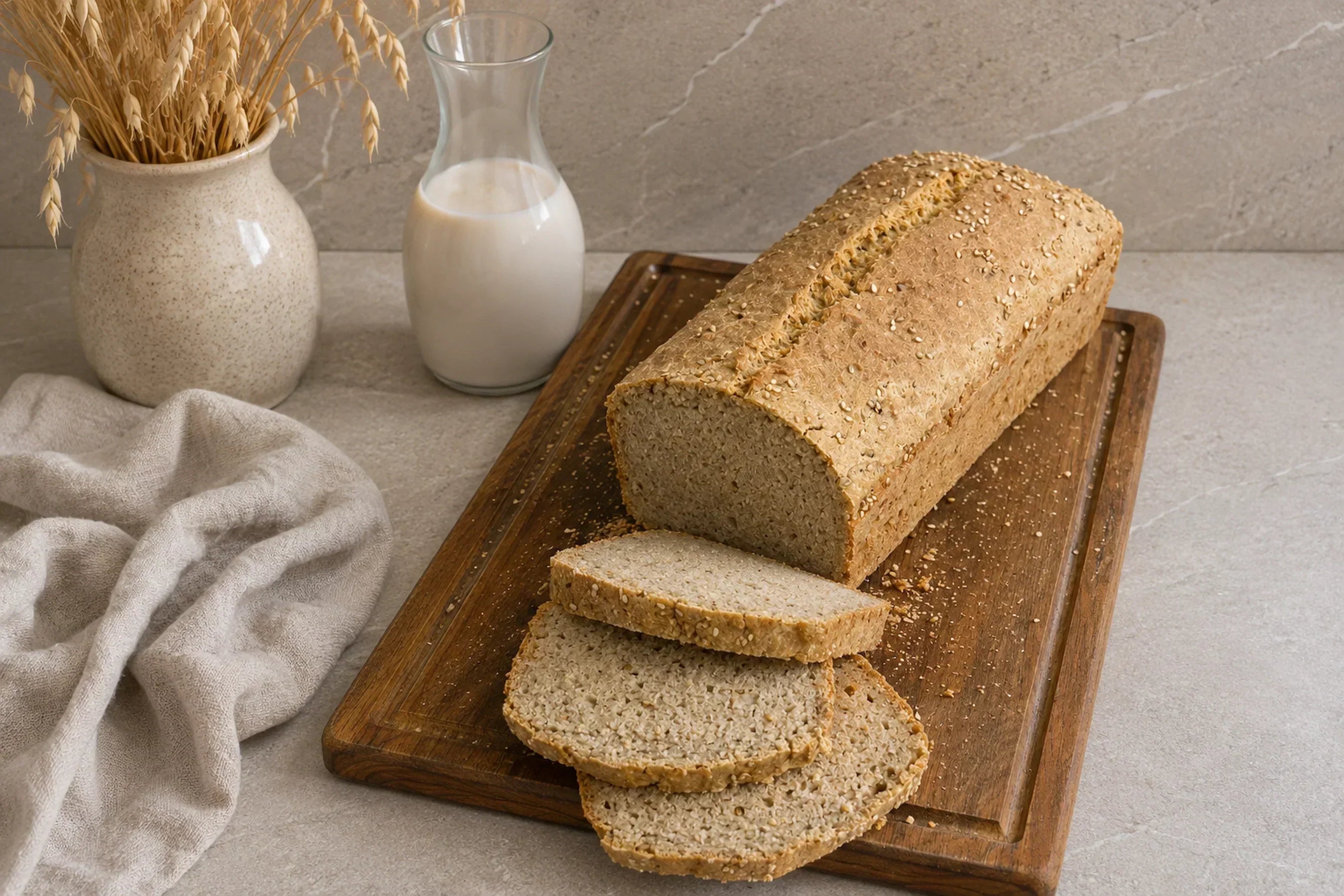 Glutenfreies Toastbrot