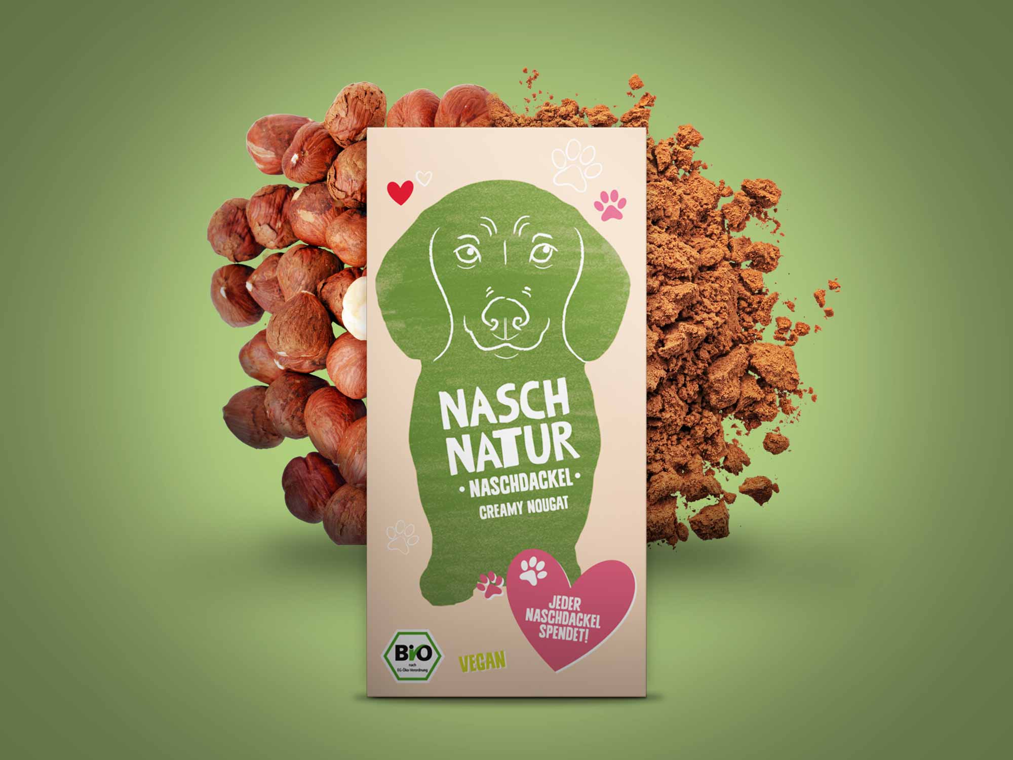 NaschDackel Creamy Nougat, bio