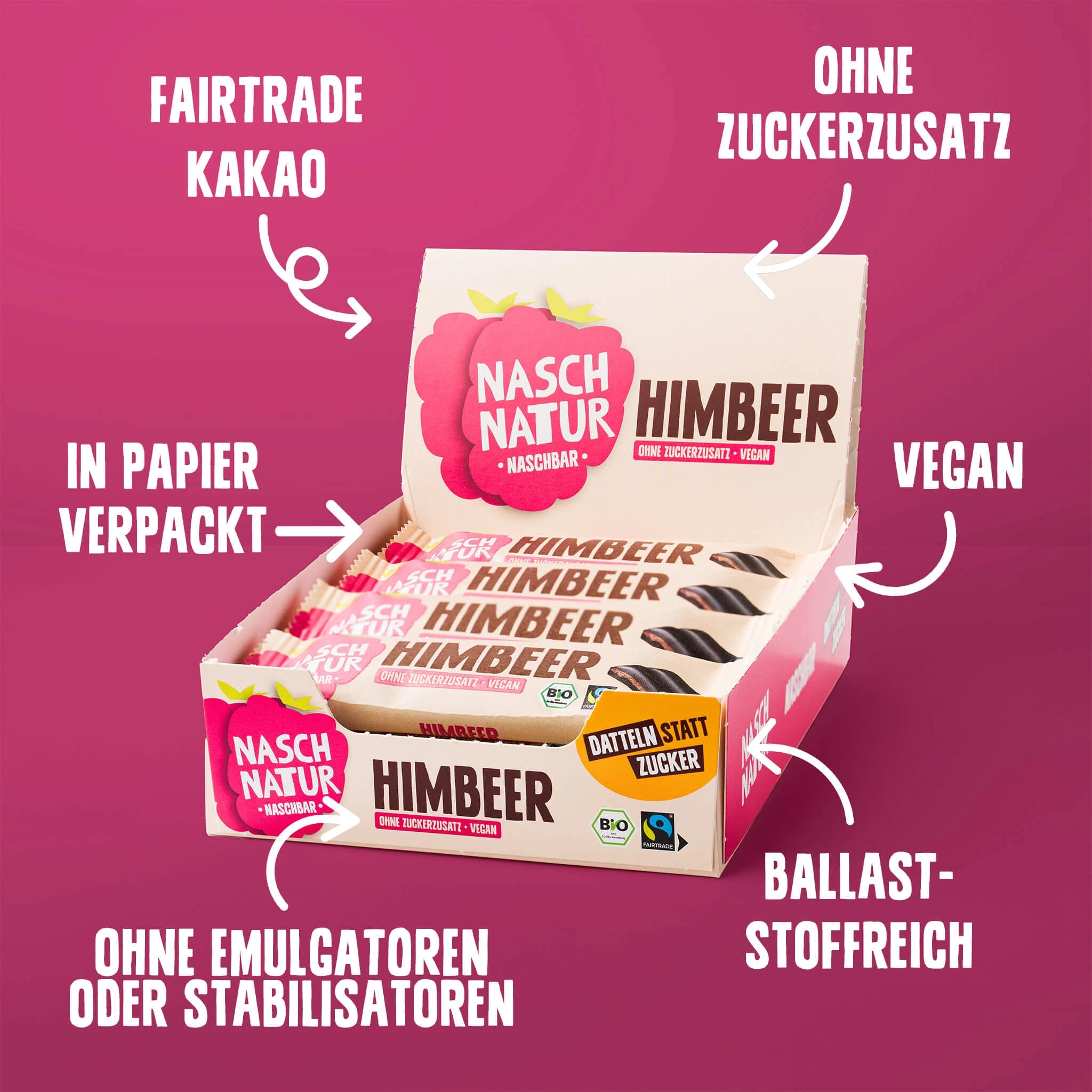 NaschBar Himbeer (12er Pack)