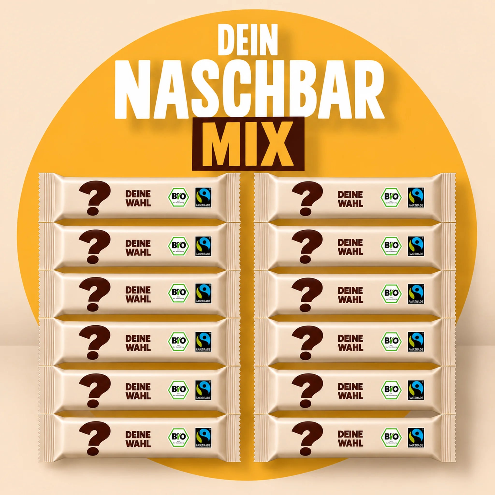 NaschBars Mix&Match: 12 Schokoriegel nach Wahl