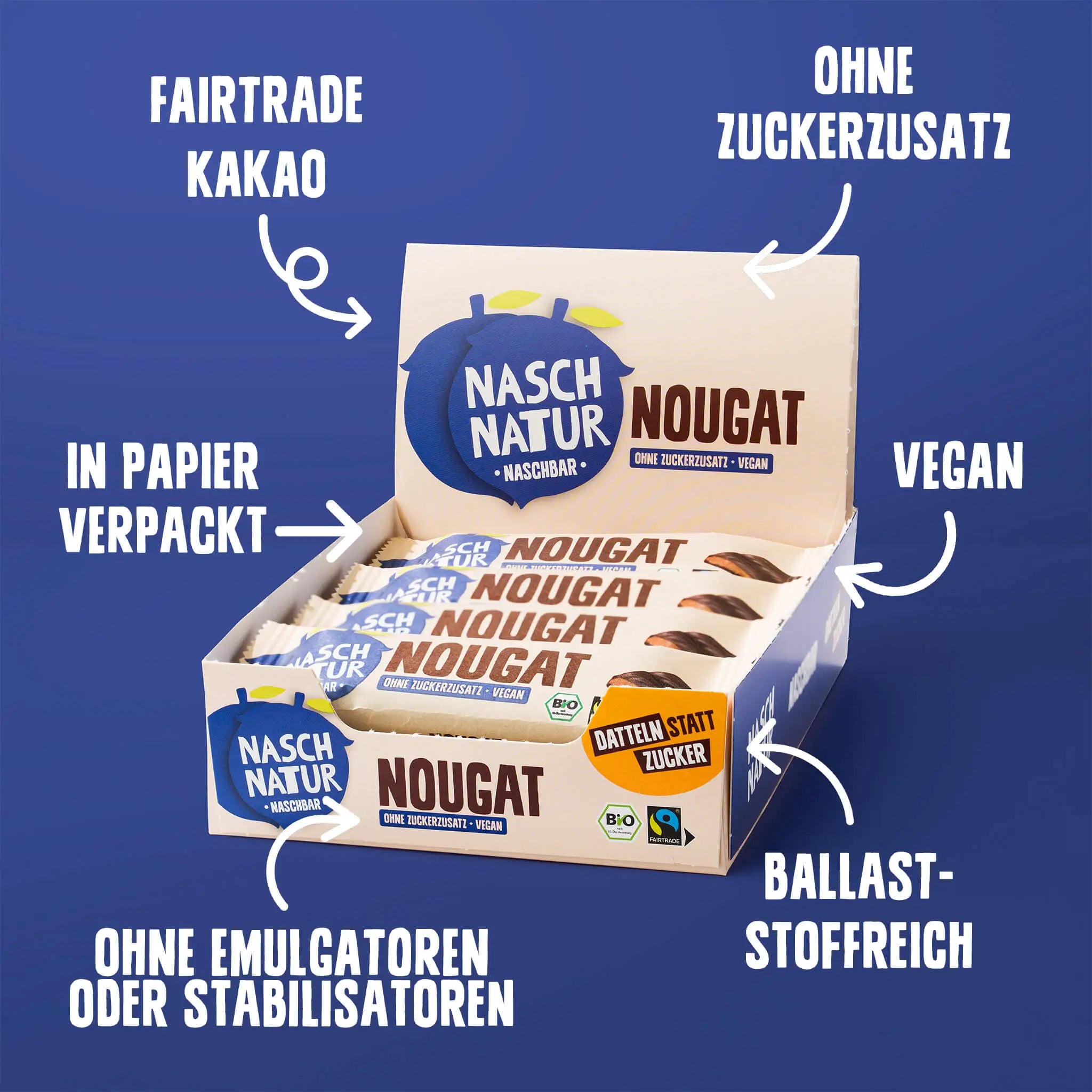 NaschBar Nougat (12er Pack)
