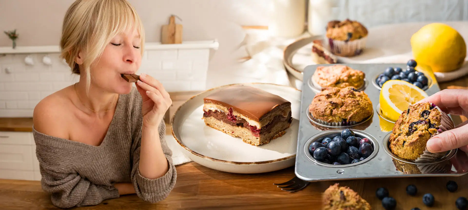 Andi von NaschNatur mit einigen Rezepten, die nach der NaschNatur-Methode zubereitet wurden. Ohne Zuckerzusatz, mit Datelmus statt raffiniertem Zucker.