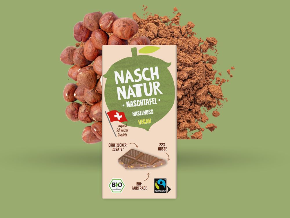 NaschTafel Haselnuss - 80 g, bio