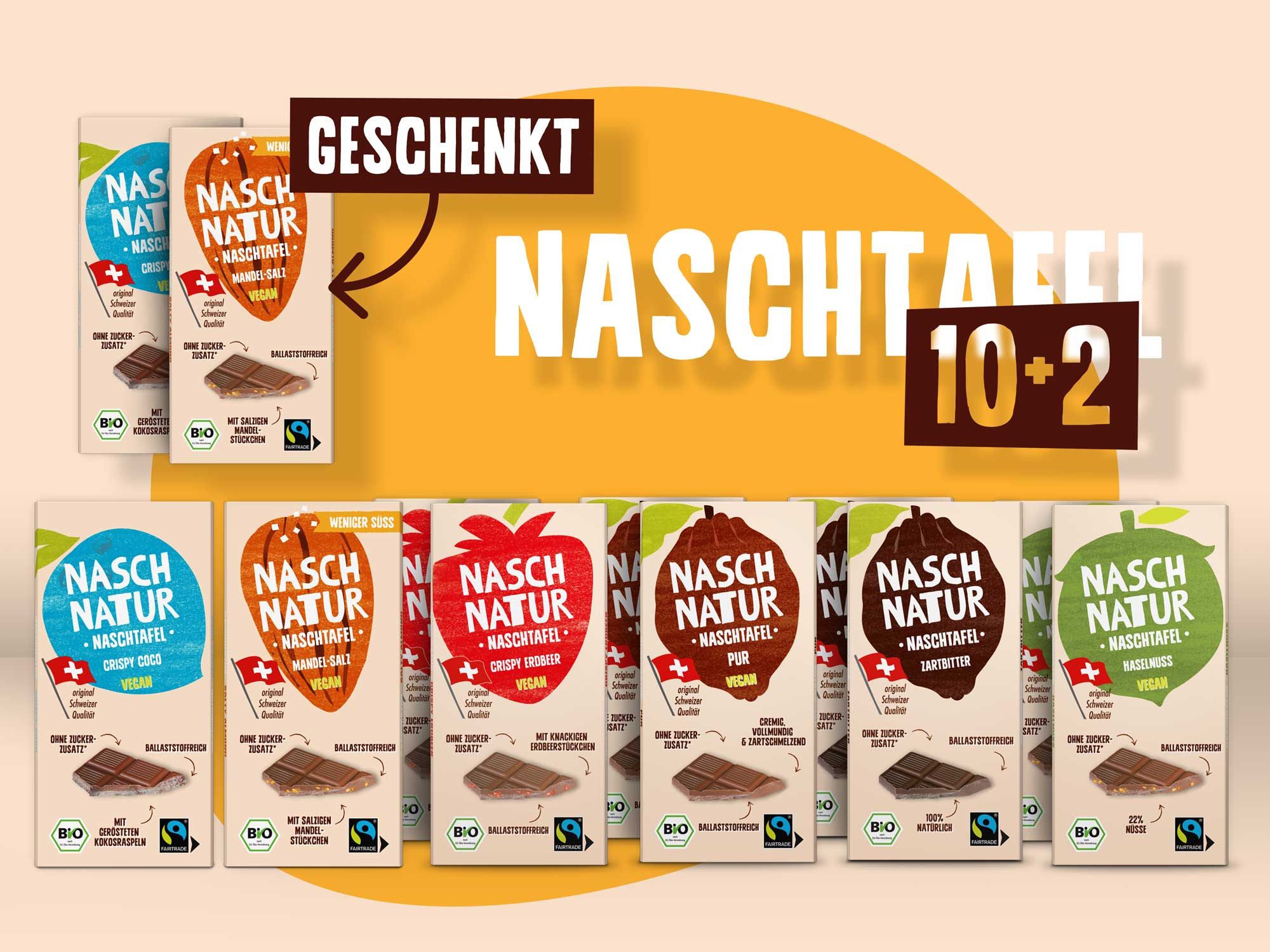 NaschTafeln 10+2 NaschPaket