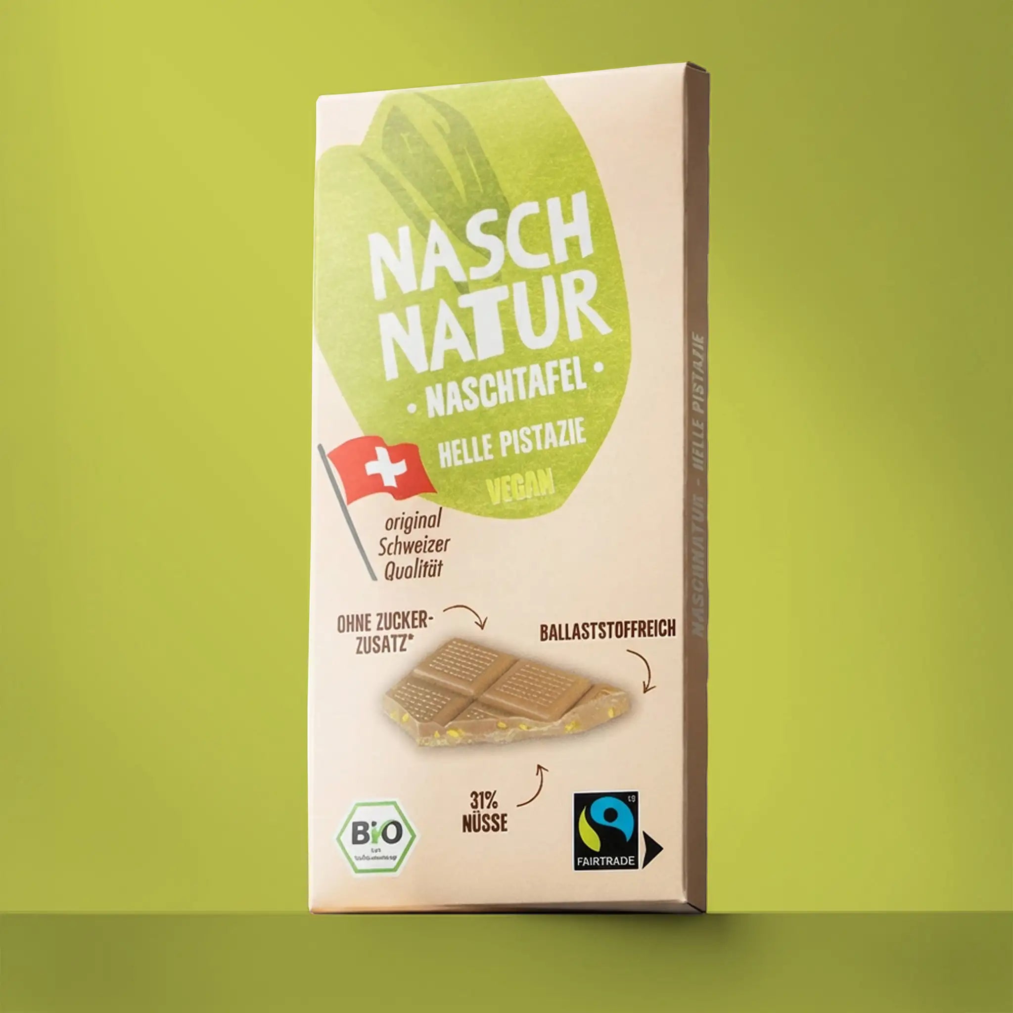 NaschTafel "Helle" Pistazie - 80 g, bio