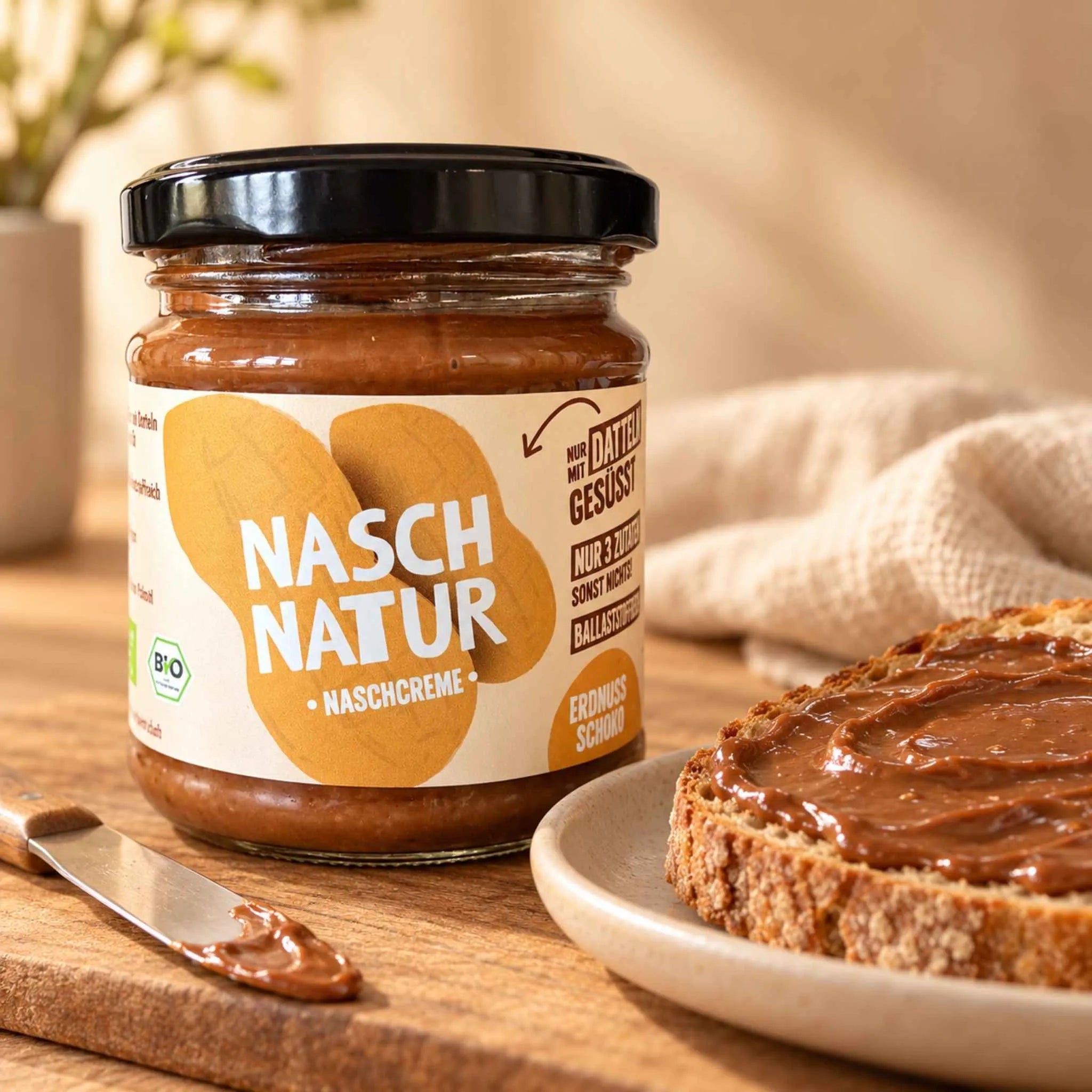 NaschCreme Erdnuss-Schoko, bio