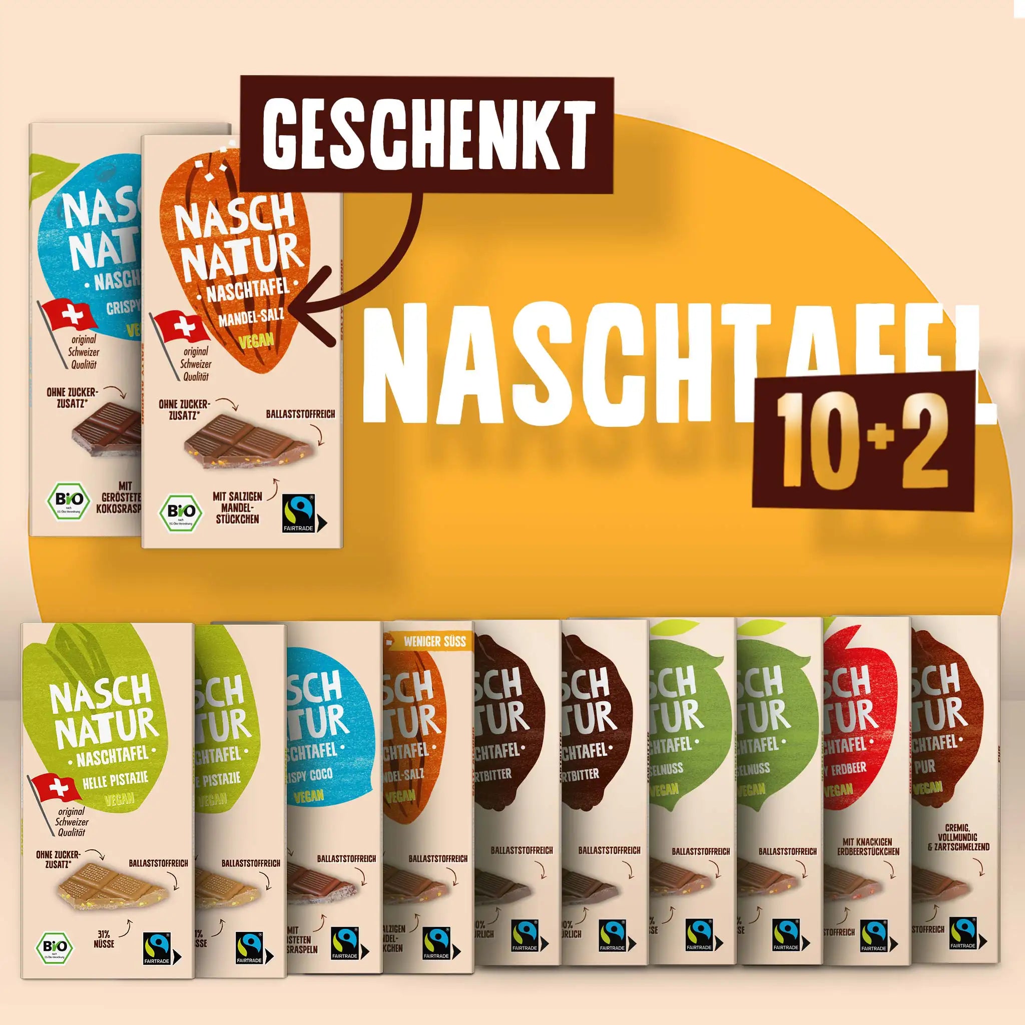 NaschTafeln 10+2 NaschPaket