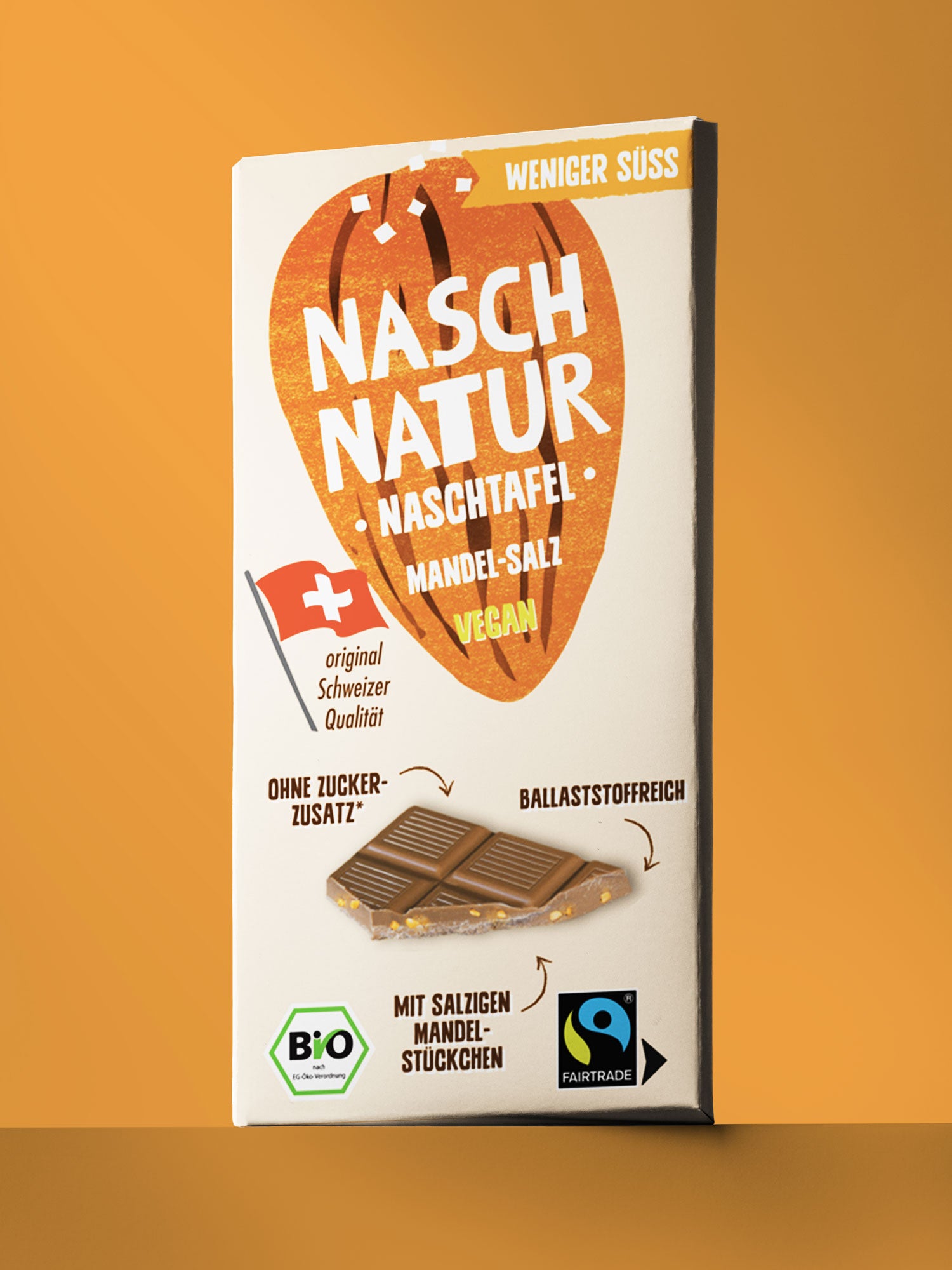 NaschTafel Mandel-Salz - 80 g, bio