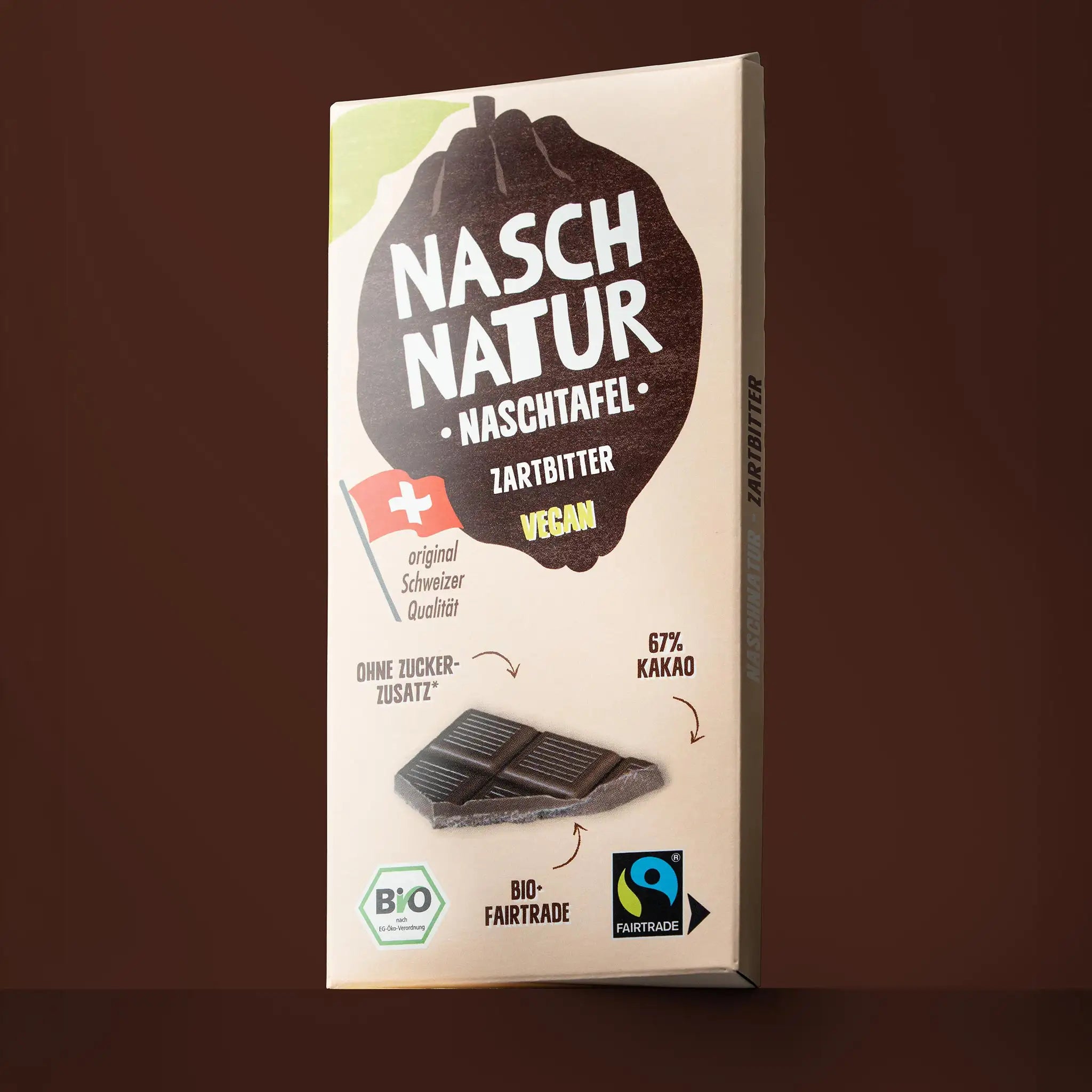NaschTafel Zartbitter - 80g, bio