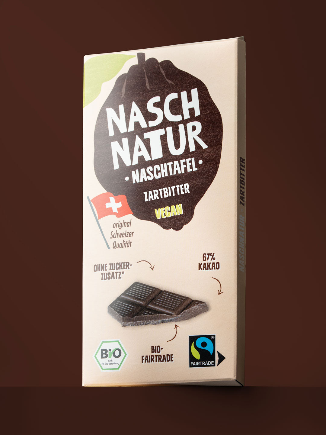 NaschTafel Zartbitter - 80g, bio