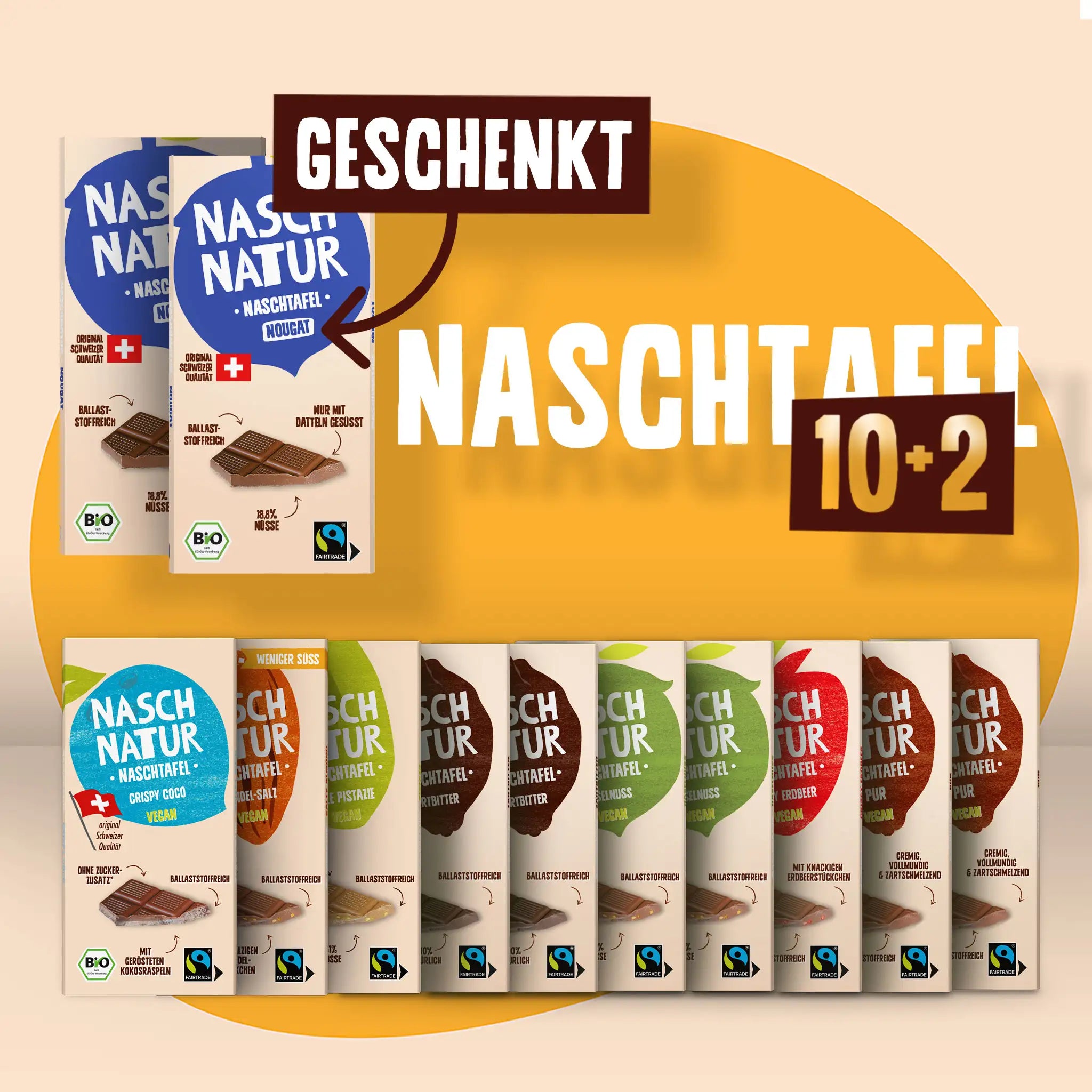 NaschTafeln 10+2 NaschPaket